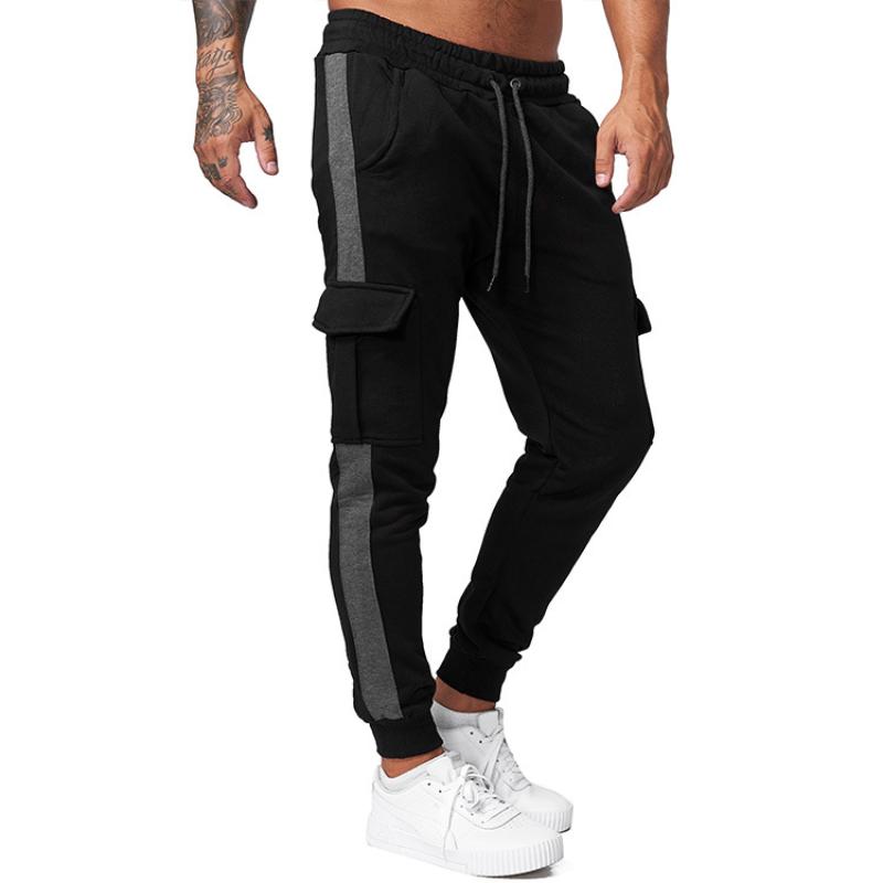 Men's Casual Multi-pocket Thickened Sports Pants　45422064F