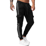 Men's Casual Multi-pocket Thickened Sports Pants　45422064F