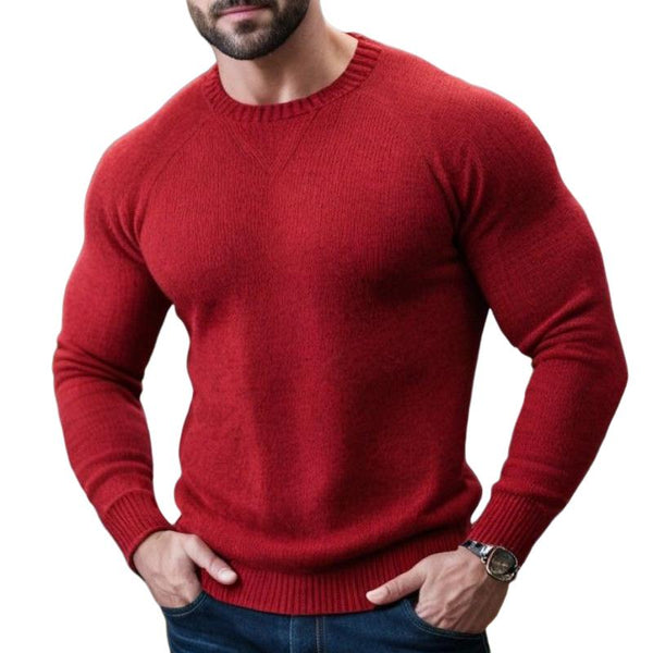 Men's Classic Comfort Slim Fit Crew Neck Long Sleeve Sweater 61753983K