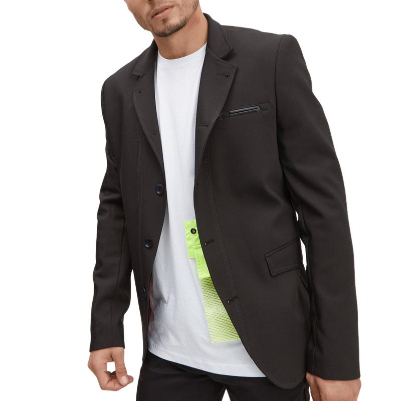 Men's Casual Trendy Single Breasted Blazer 43430274F