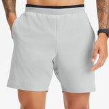 Men's Colorblock Elastic Waist Sports Shorts 56317739Z
