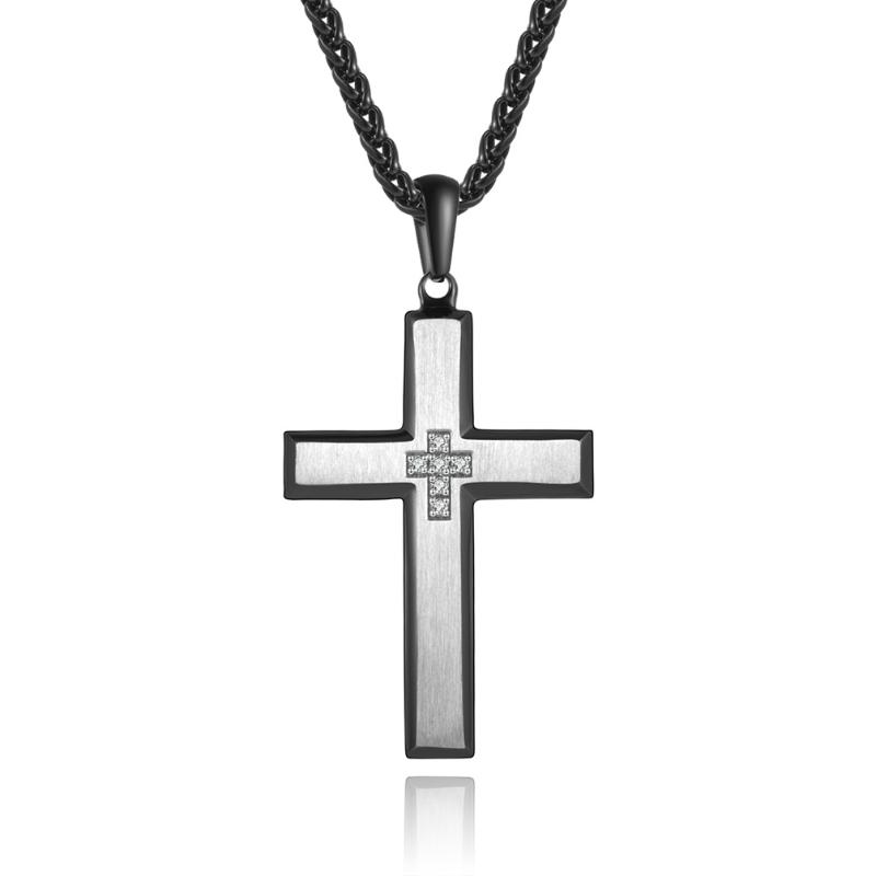 Vintage Casual Cross Necklace 70802092TO