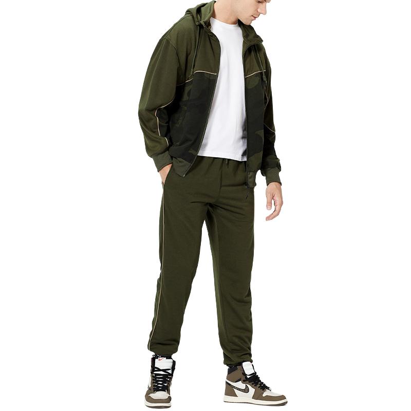 Men's Camouflage Jacket and Pants Two-piece Suit 49174644U