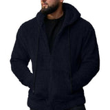 Men's Retro Casual Warm Hoodie　58167191F