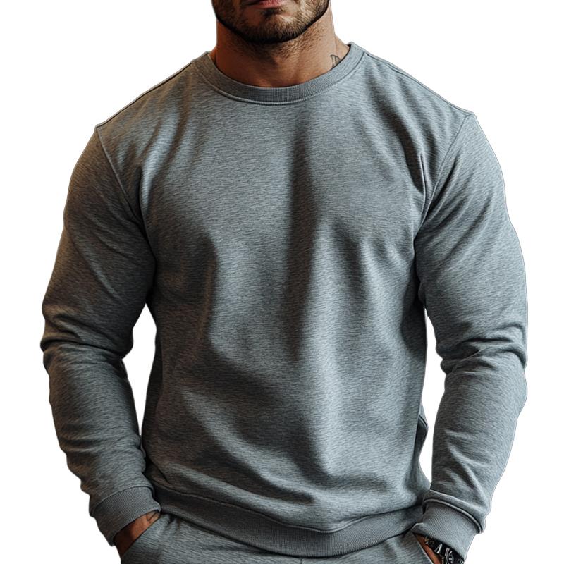 Men's Retro Casual Crewneck Sweatshirt 81956741TO