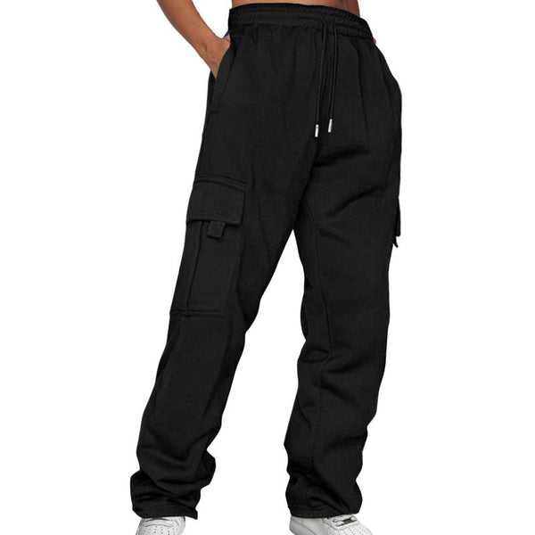 Men's Casual Multi-pocket Drawstring Cargo Trousers 62128779TO