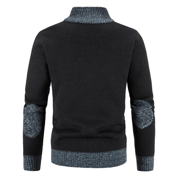 Men's Casual Stand Collar Knitted Jacket 88685440F