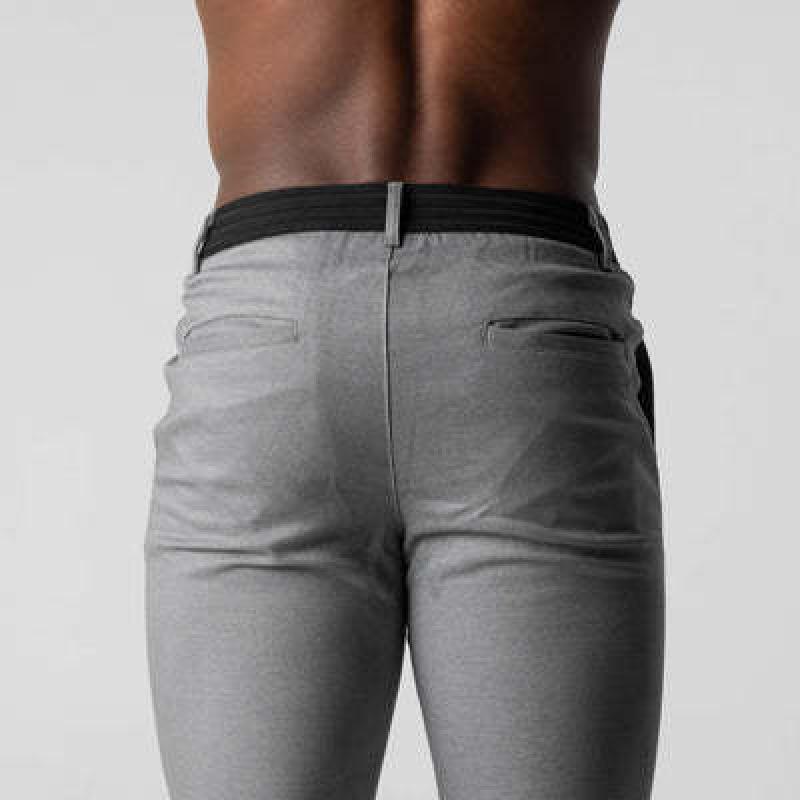 Men's Casual Breathable Stretch Slim Fit Pencil Pants 56674649M
