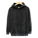 Men's Autumn and Winter Washed Cotton Hoodie 05690994U