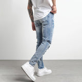 Men's Fashion Distressed Skinny Casual Jeans 85190906Z
