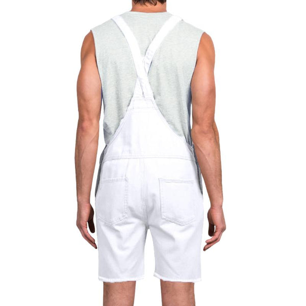 Men's Pocket Denim Overalls Shorts 65968465Y