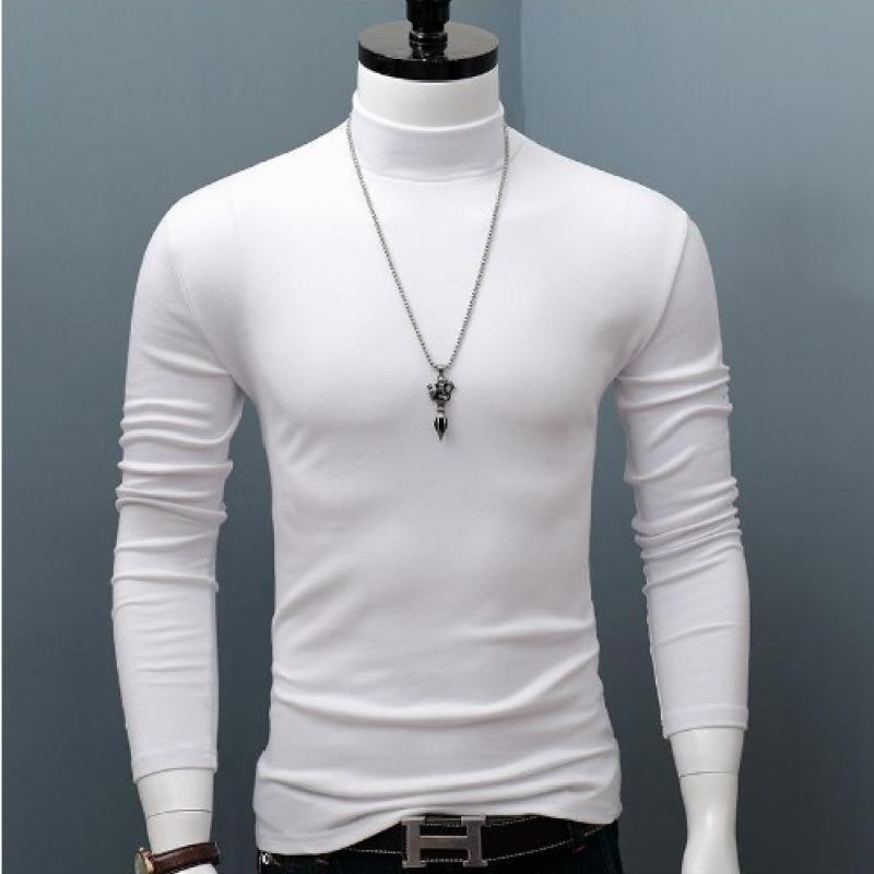 Men's Classic Slim High Neck Long Sleeve T-Shirt 69147885K