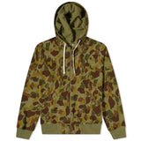 Men's Camouflage Hooded Long Sleeve Zip Hooide Jacket 21926831Z