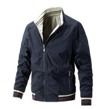 Men's Casual Reversible Stand Collar Jacket 36850059F