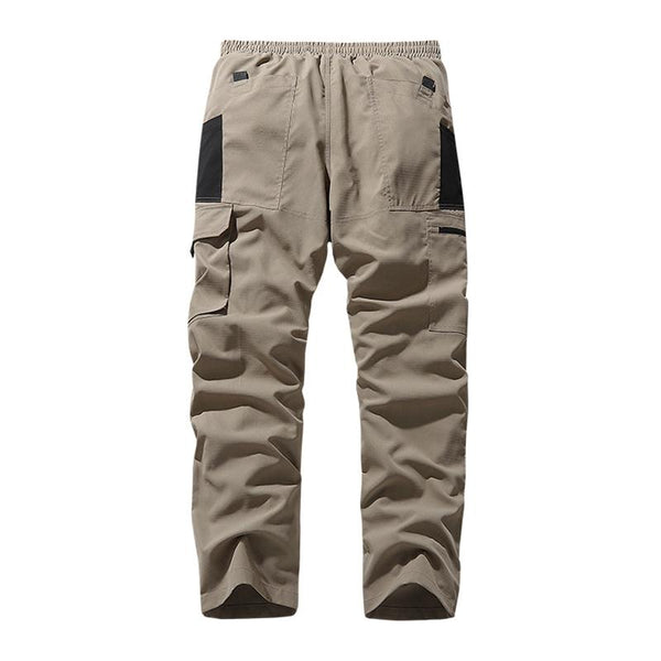 Men's Colorblock Outdoor Multi-pocket Cargo Pants 86302490Z