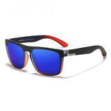 Men's Square Frame Polarized Outdoor Sunglasses 90536529Y