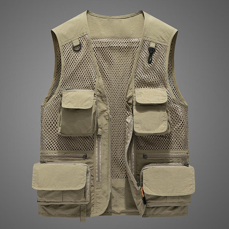 Men's Multi-pocket Outdoor Quick-drying Vest 78540979Z