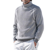 Men's Loose Turtleneck Pullover Warm Bottoming Sweater　80358204F