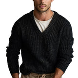 Men's Casual Warm V-Neck Pullover Knitted Sweater 08406440F