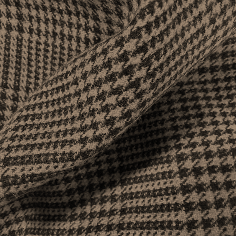 Men's Retro Casual Tweed Plaid Stand Collar Jacket  MTA1165K3TO