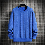 Men's Trendy Round Neck Jacquard Sweatshirt 73021793TO