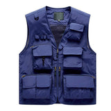 Mens Thin Zip Vest 16021761W Light Blue / S Vests