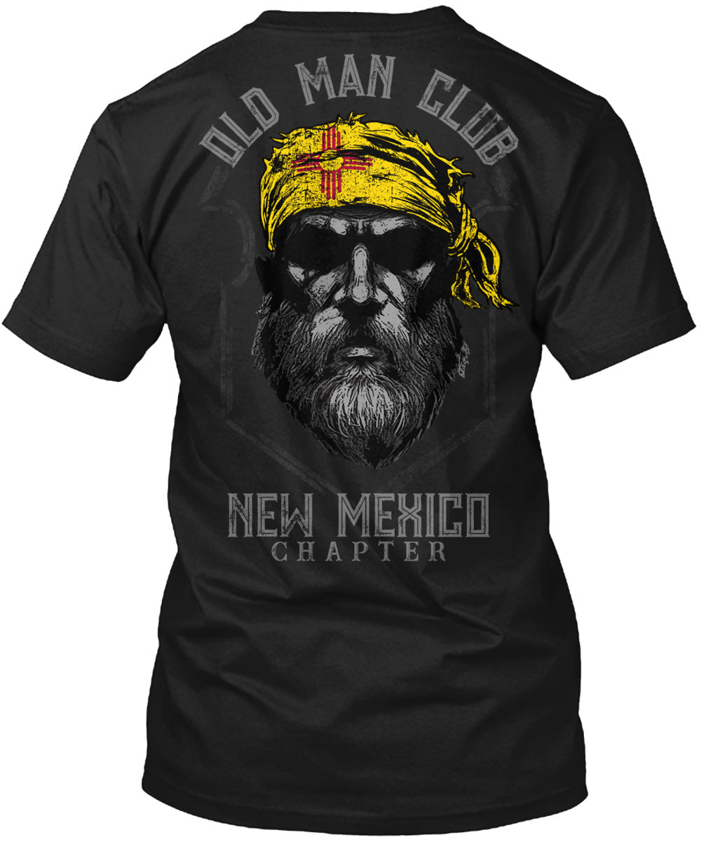 Old Man Club: New Mexico T-Shirt / Black S Shirts & Tops