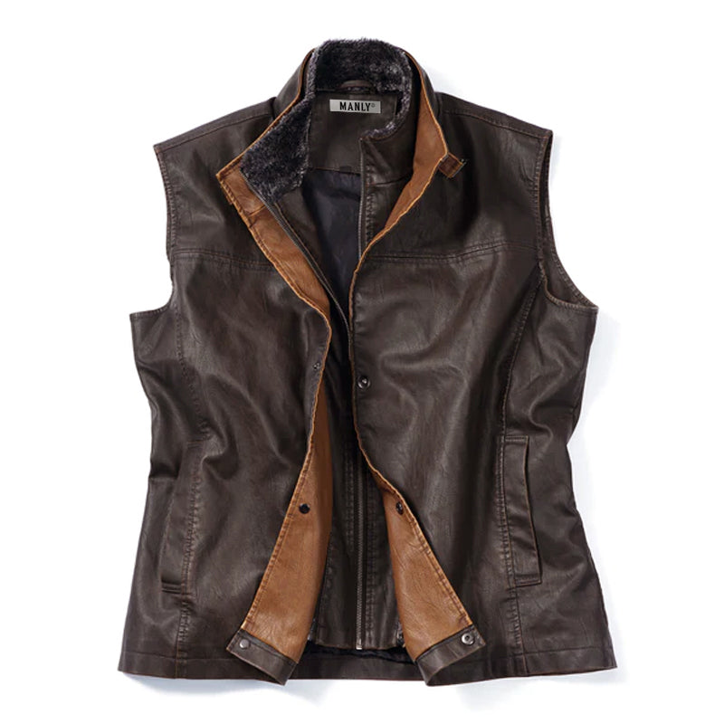 MEN'S 1973 OLD MAN CLUB VINTAGE DOUBLE COLLAR VEST