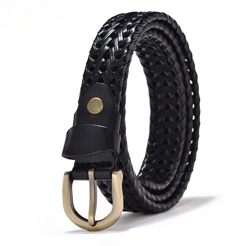 Men's Braided Leather Belt 02378980Q