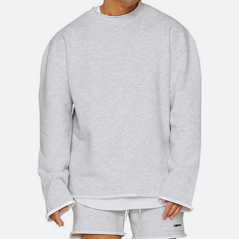 Lässiges Sweatshirt mit Rundhalsausschnitt und lockerer Passform für Herren 16815807Z