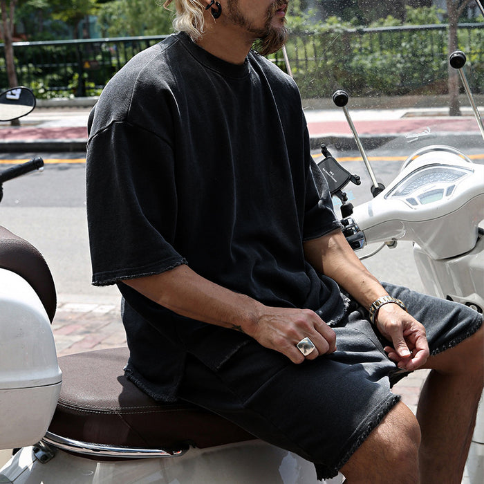 Loose Shirt Casual Men's Shorts Short Sleeve Suit main image 0