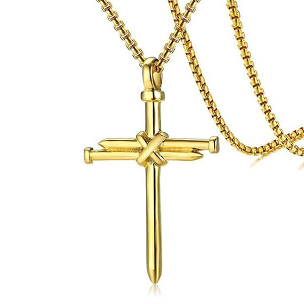 Vintage Christian Necklace 97699607M Gold Necklace