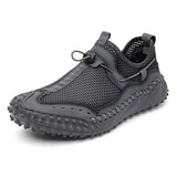 Mens Mesh Slip-On Hiking Sneakers 59603326 Grey / 6 Shoes