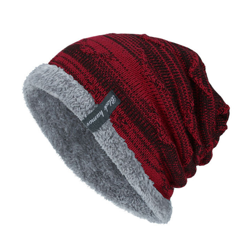 Gorro de punto cálido de polar para hombre 57515528Y