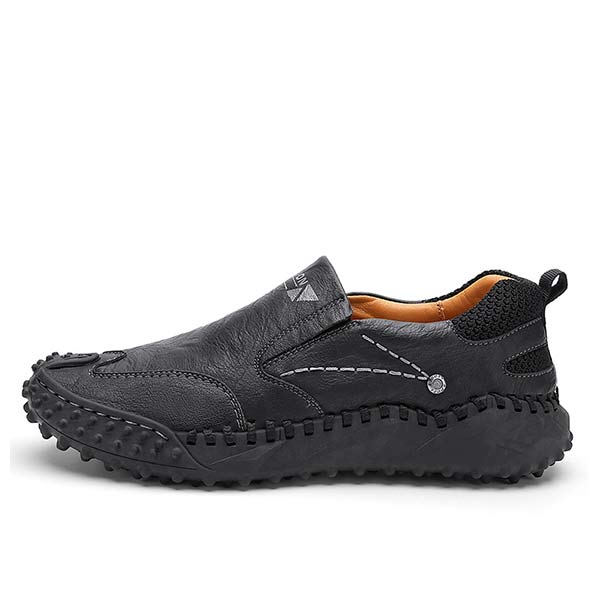 Mens Retro Slip-On Leather Shoes 72615625 Shoes