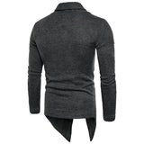 Men's Fake Two Piece Solid Color Knitted Sweater 59321235Y