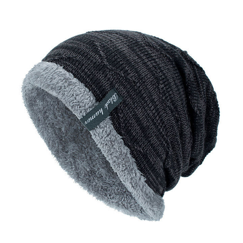 Cappello caldo in pile lavorato a maglia da uomo 57515528Y