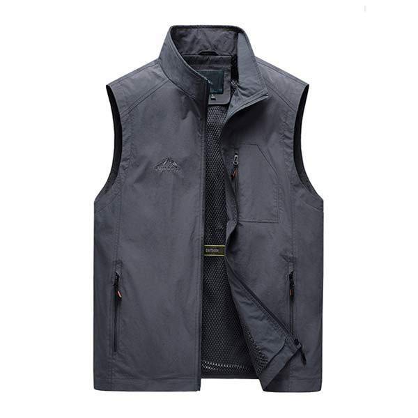 Mens Casual Vest 09153341W Gray / M Vests