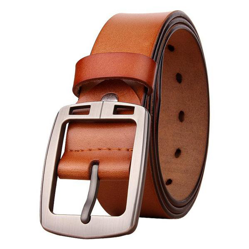 Vintage Cowhide Belt 56072330 Yellowish Brown / 125Cm Belts