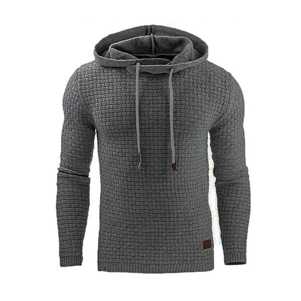 Mens Outdoor Sports Hooded Sweater 91969681W Dark Gray / S Shirts & Tops