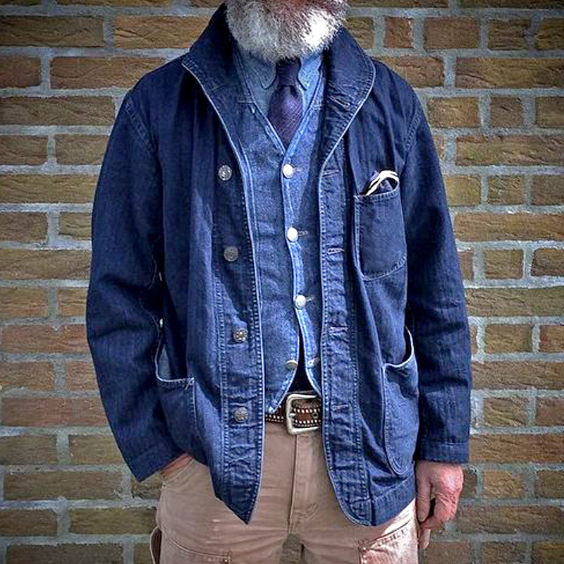 Men's Denim Hoodie Jean Pocket Jacket w/ Gun Pockets – Milwaukeee