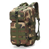 Outdoor Large Capacity Multifunctional Canvas Backpack Forest Camouflage Bag