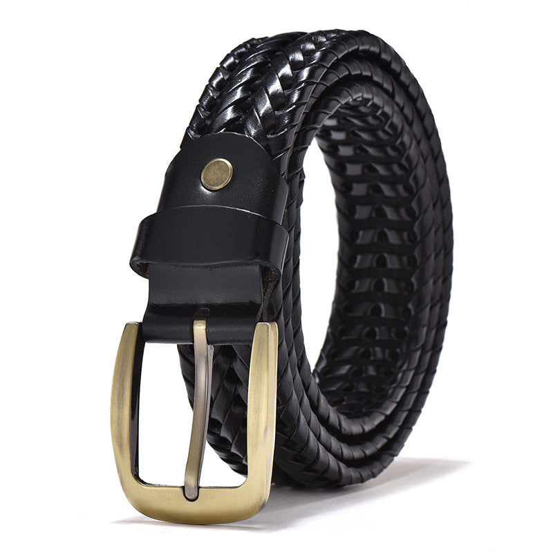 Men's Braided Leather Belt 18488144Q