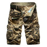 Mens Camo Cargo Shorts (Belt Excluded) 85041070M Khaki Camouflage / 29 Shorts
