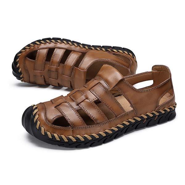 Mens Toe Sandals 09777760W Light Brown / 6 Shoes