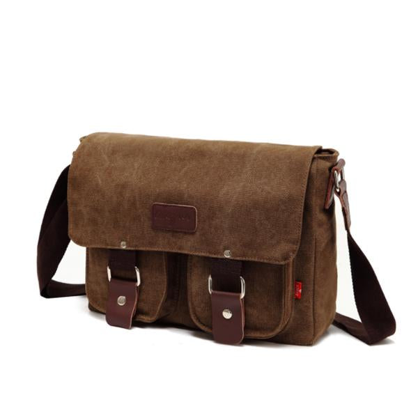 Mens Retro Bag Shoulder Coffee Bag