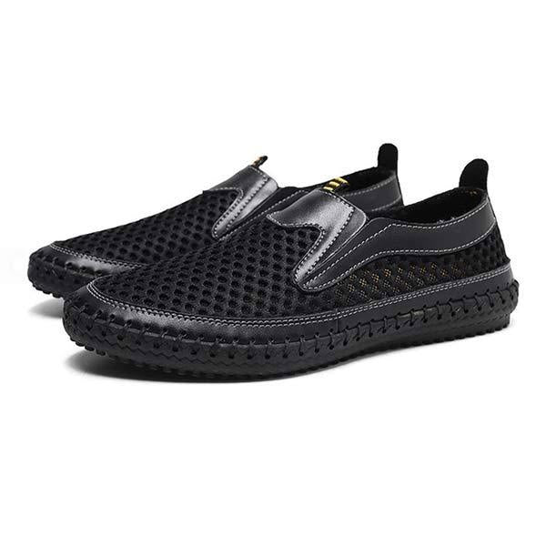 Mens Mesh Rubber Moccasins 64673184 Shoes