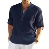 Men's Casual Solid Color Long Sleeve  62777317Y