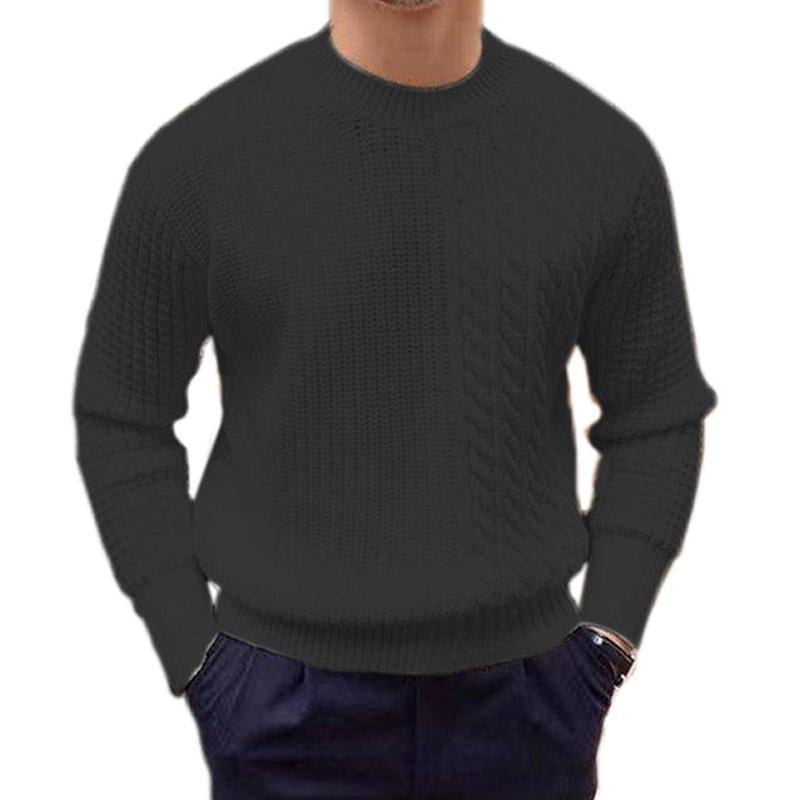 Men's Knitted Crew Neck Sweater 73209450X