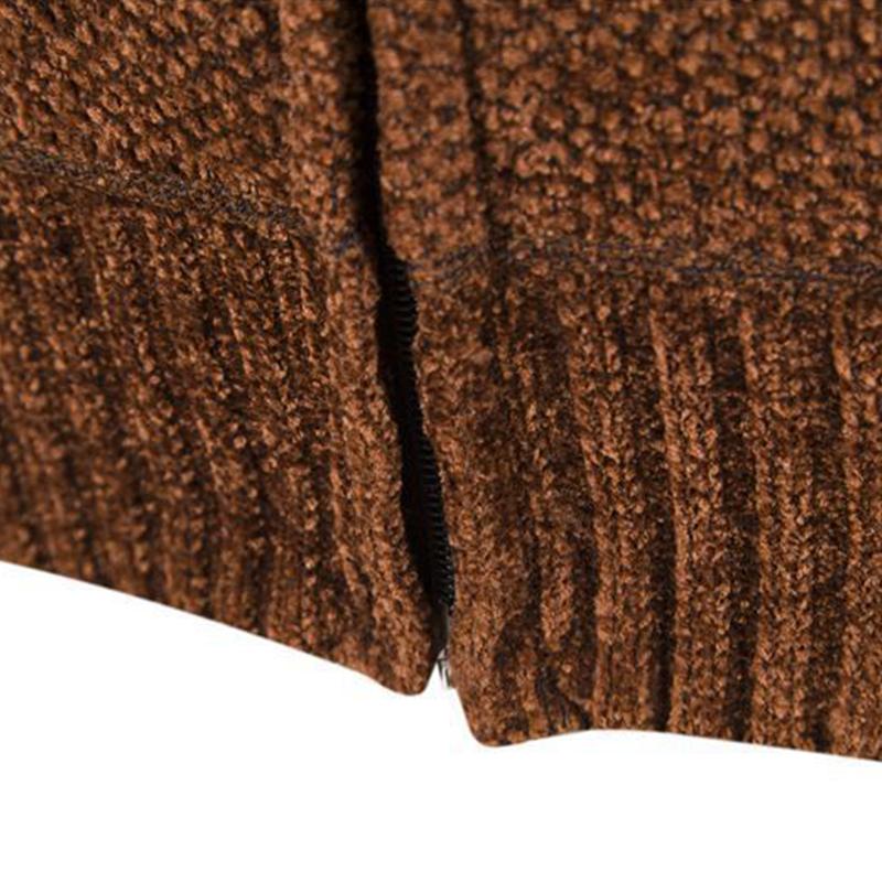 Men's Casual Contrast Stripe Knit Cardigan 29415659M